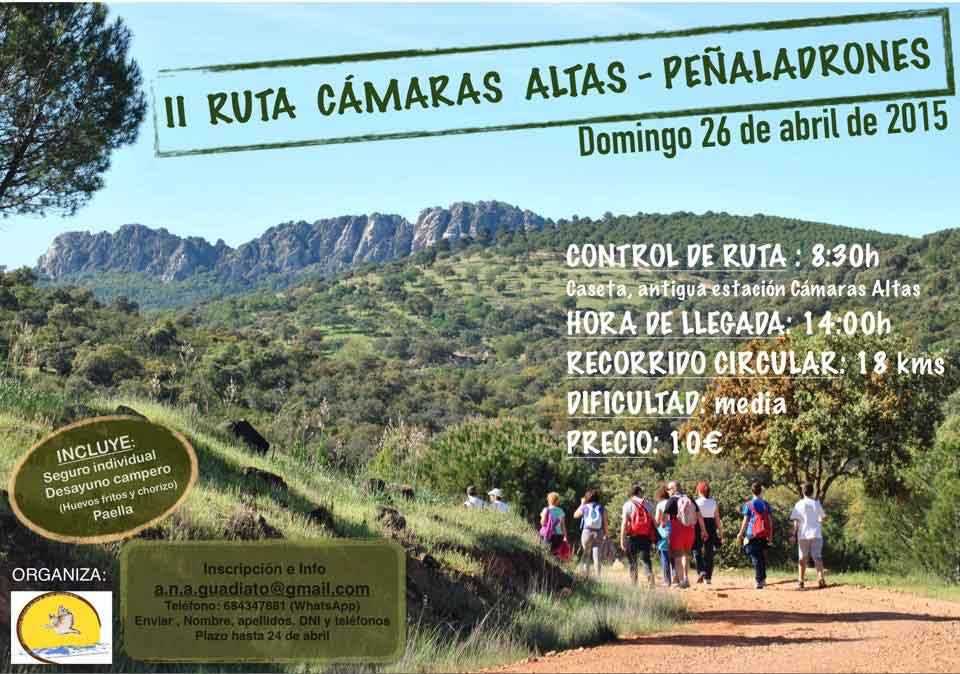 II ruta Cmaras Altas-Pealadrones