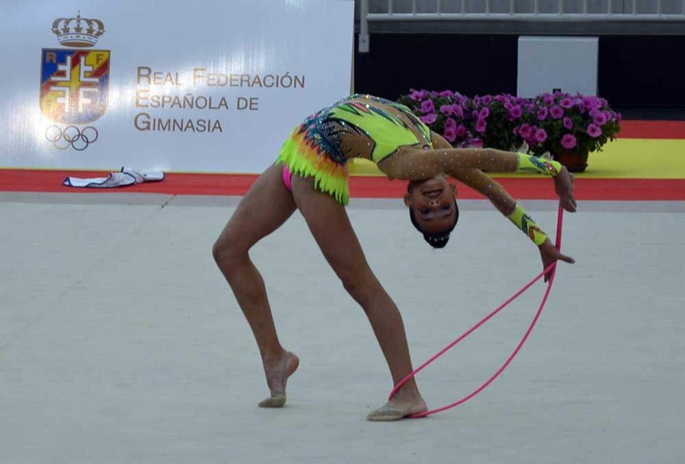 Una gimnasta belmezana en el Campeonato de Espaa