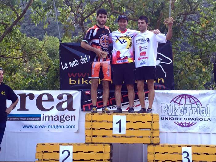 Carlos Marcado, plata en Biketrial