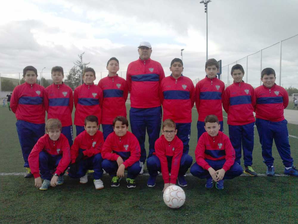 Equipo alevn del Pearroya C.F.