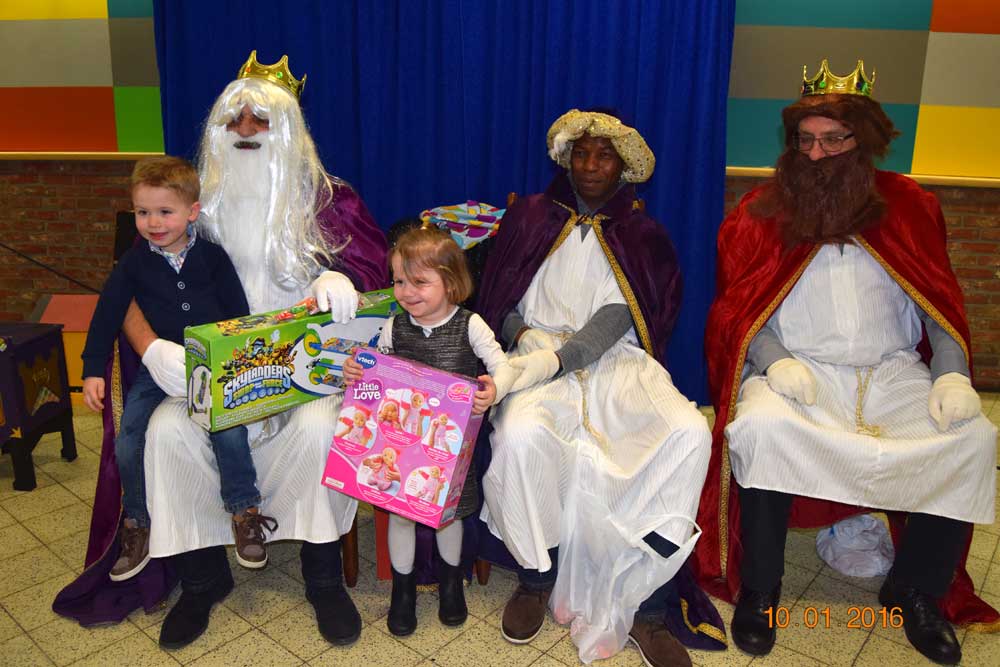 La colonia infantil de Vilvoorde recibe a SS.MM., los Reyes Magos