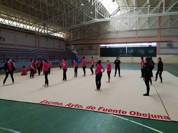 Tapiz nuevo para la gimnasia rtmica