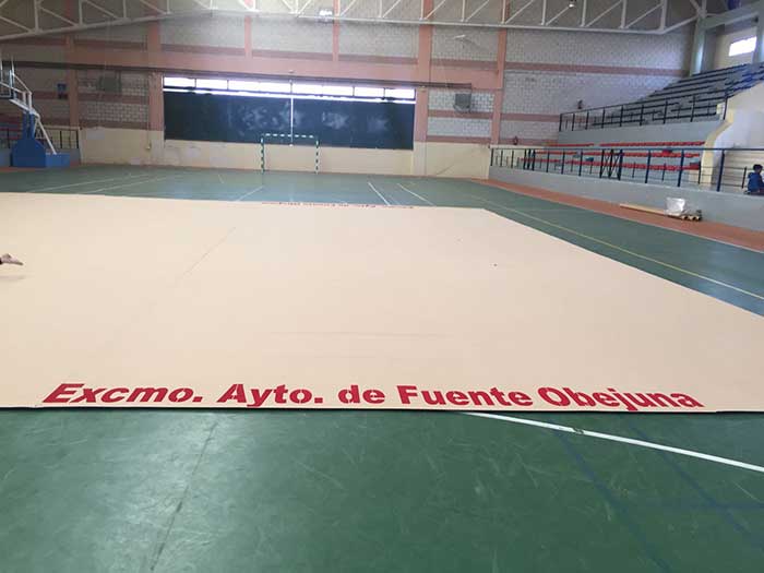 Tapiz nuevo para la gimnasia rtmica