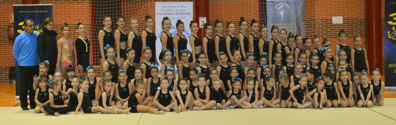 Unas 80 gimnastas presentan la temporada de Gimnasia Ritmica 30 Grados