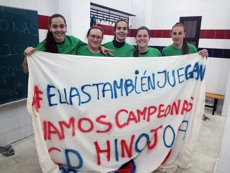  Lorena Gallardo, Jaki Alonso, Saray Pinel, Anabel Molero y Miriam Cabello