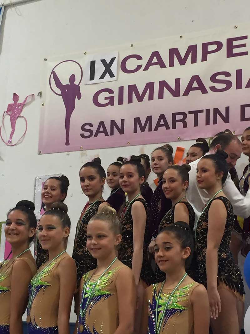 Tres podium para Gimnasia Rtmica