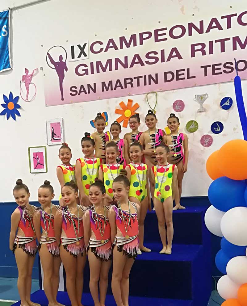 Tres podium para Gimnasia Rtmica