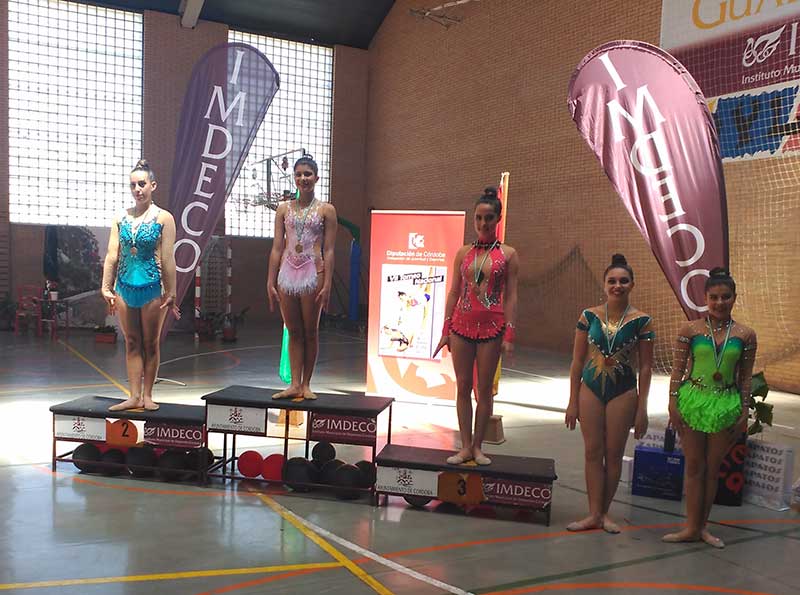 Cuatro podium a Gimnasia Rtmica 30 Grados