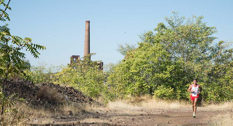 Corredor en la prueba del ao pasado en los alrededores del Cerco Industrial de Pearroya