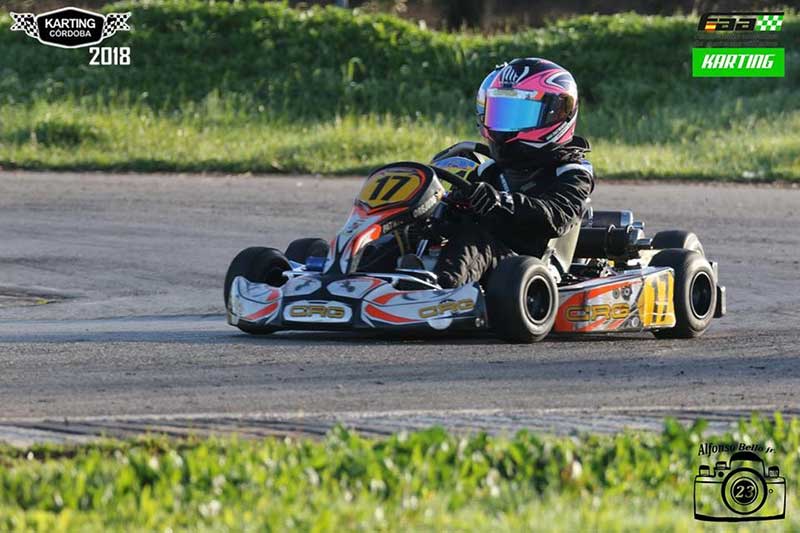 Patricia Orejudo en el II Campus de Karting Mujer y Motor