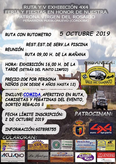 Ruta y V exhibicin 4x4