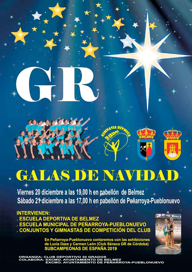 Galas de Navidad de Gimnasia Rtmica 30 Grados