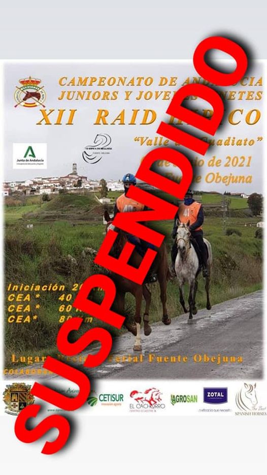 Suspensin del XII Raid Hpico del Valle del Guadiato