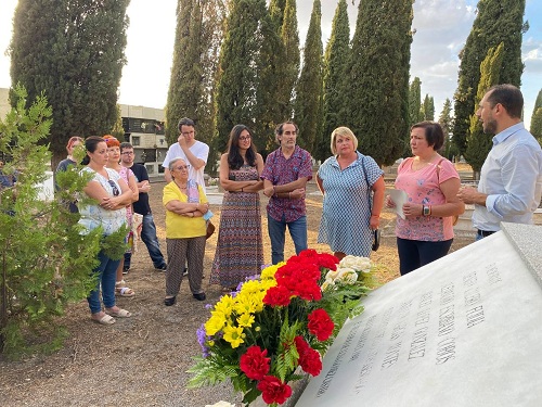 IU y el PCA rinden homenaje en Belmez