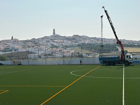Fuente Obejuna mejora el campo municipal de fútbol
