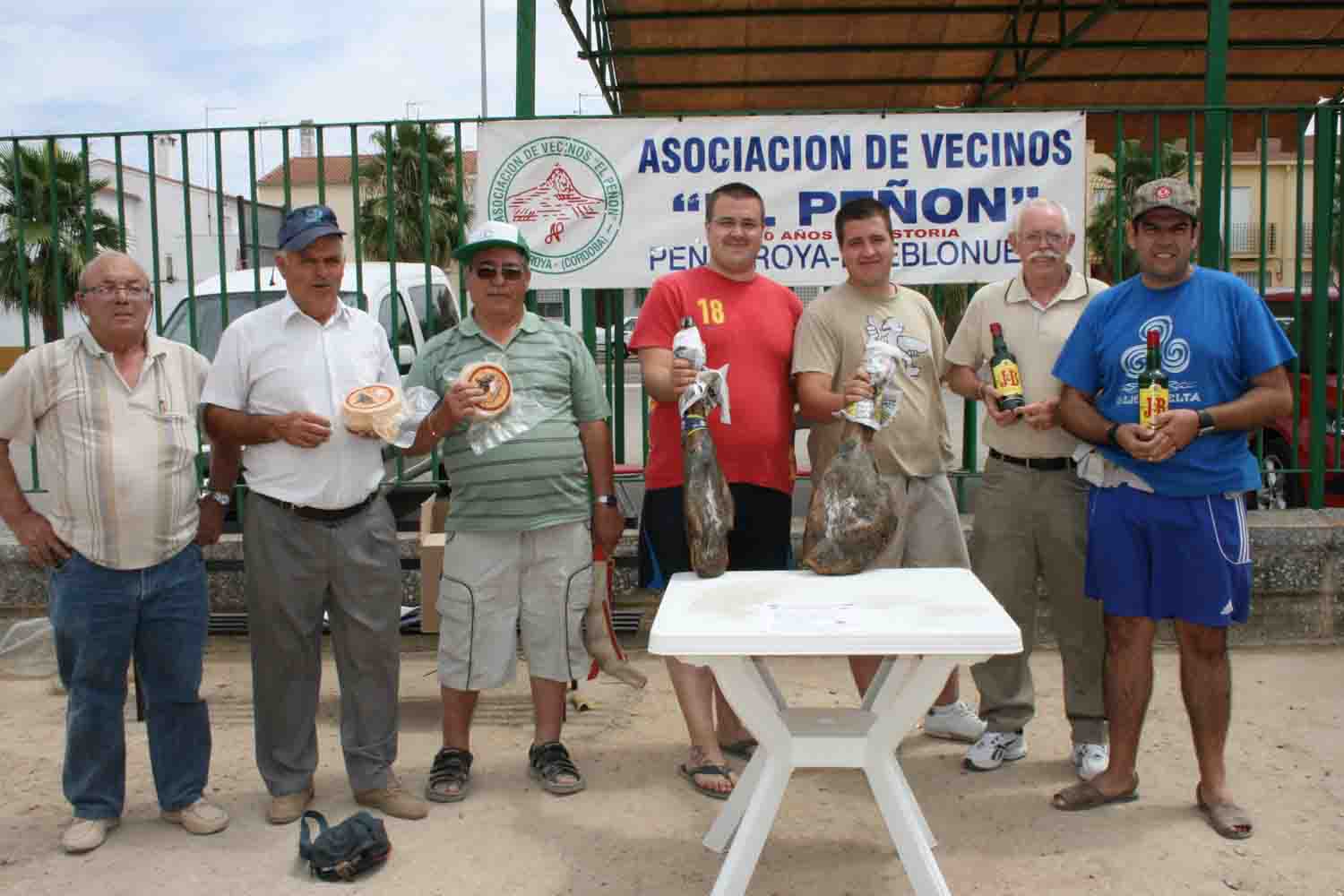 Concurso de  petanca en Pearroya