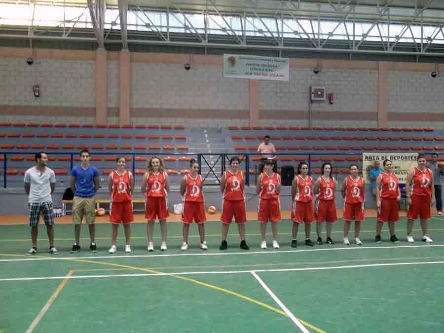 Equipo snior de baloncesto femenino 