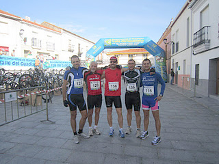 Los cinco participames del Valle del Guadiato