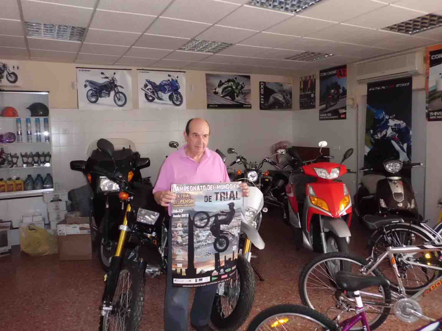 Manuel Corbo, presidente del Motoclub la Aficin