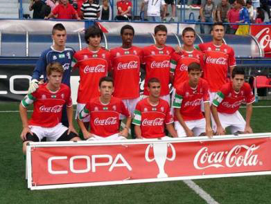 Seleccin cordobesa con el pearriblense Pedro Javier Cuenca