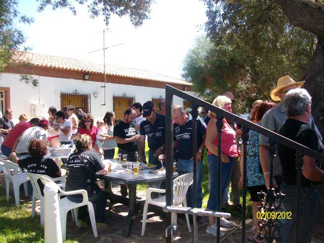 Concentracin Motera en la Casa Rural del Pantano 