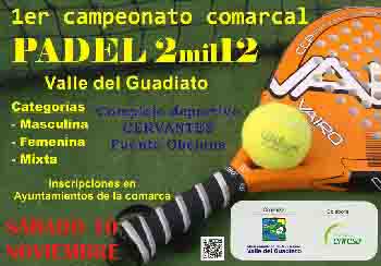 I campeonato comarcal de padel