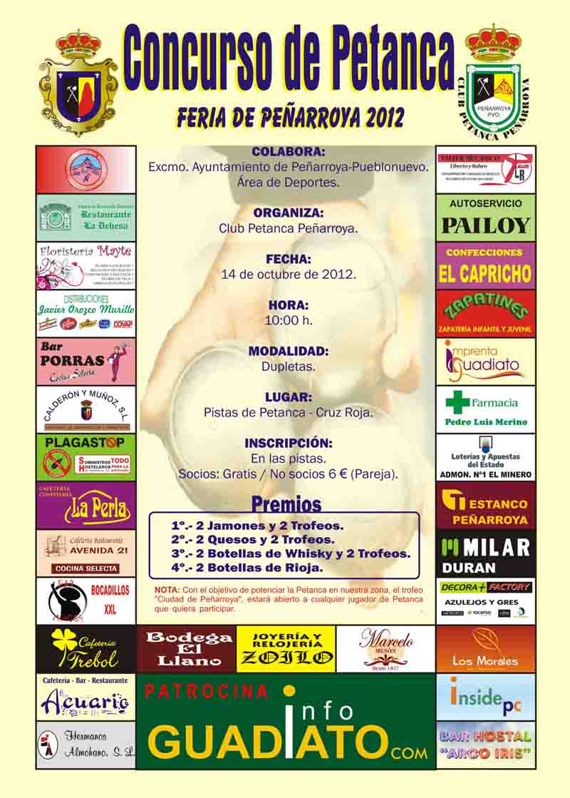 Concurso de Petanca Feria de Pearroya