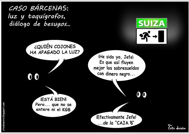 Caso Brcenas: Luz y taqugrafos, dilogo de besugos...