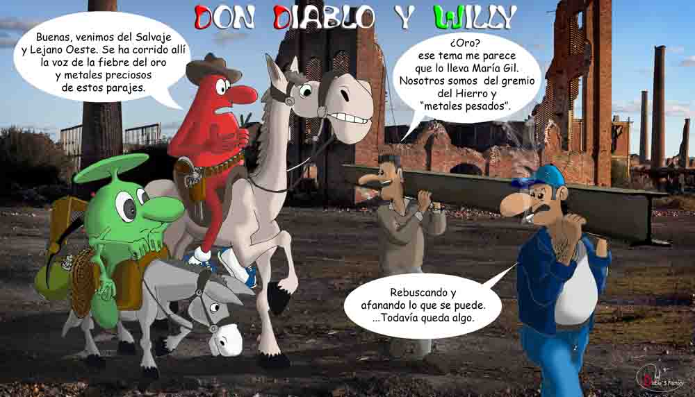 Don Diablo Rojo y Willy el Marciano Mayo