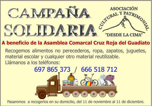 Campaa solidaria Desde la Cima 2013