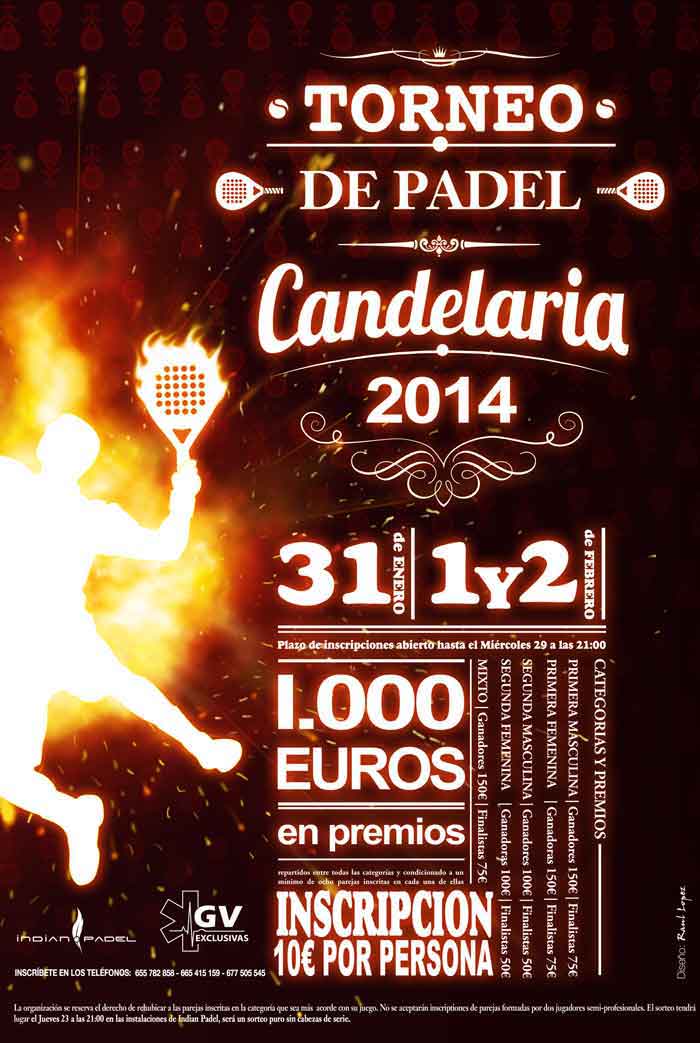 Primer Torneo de Pdel La Candelaria