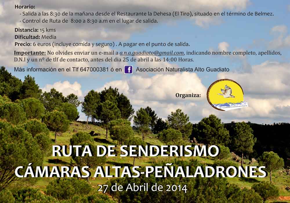 Ruta Cmaras Altas-Pealadrones