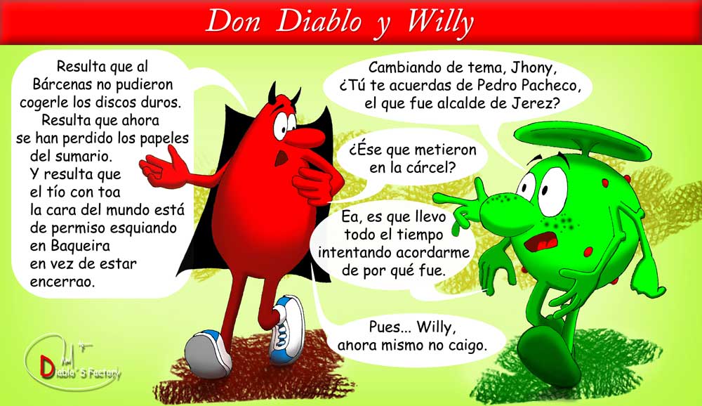 Don Diablo Rojo y Willy el Marciano, Marzo 2015