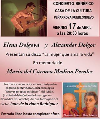 Viernes 17 de abril a las 20,30 horas