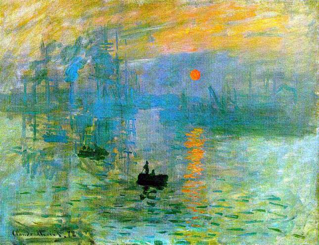 Puesta de sol, Monet