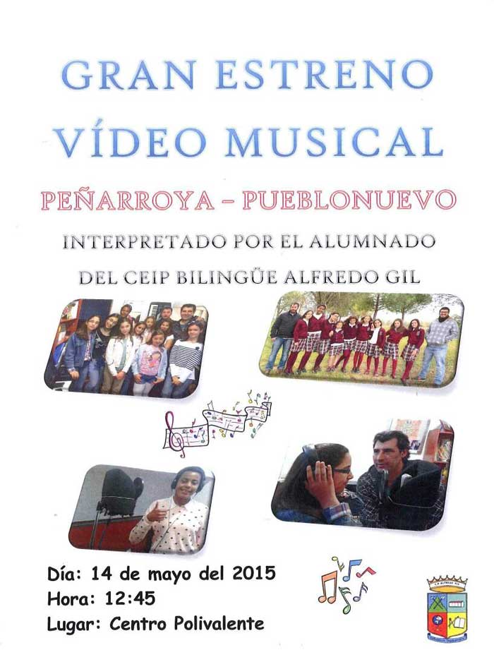 Gran estreno video musical en Pearroya Pueblonuevo