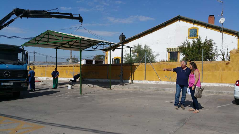 Estacin provisional de autobs