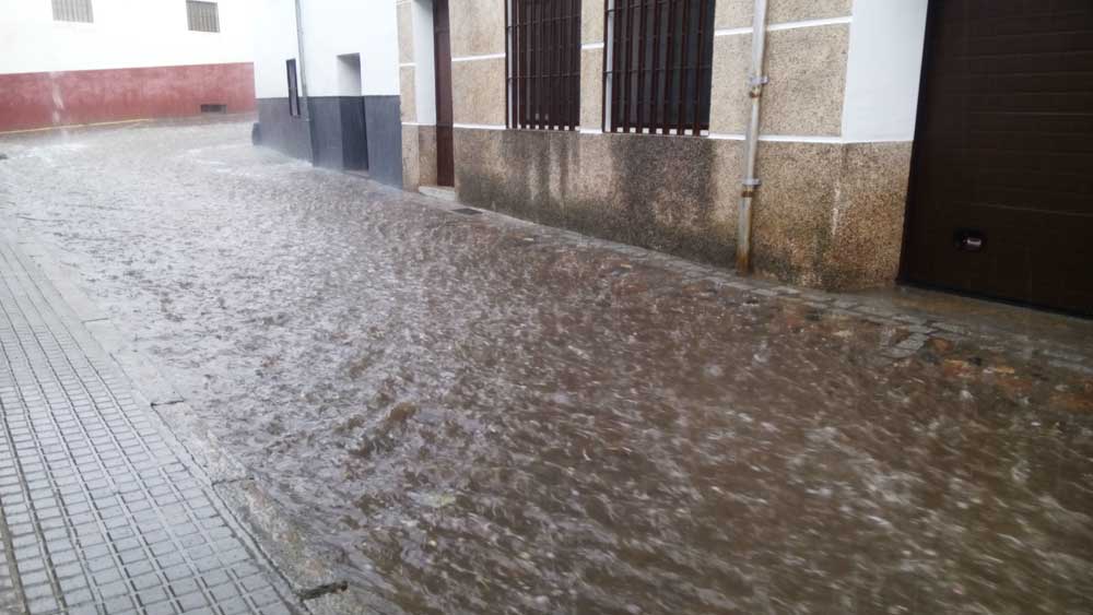 lluvias torrenciales en Fuente Obejuna