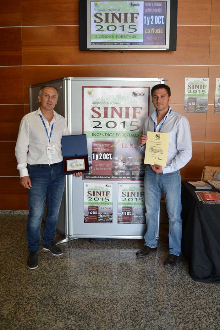 Safety Zone es premiada en el simposio nacional de incendios forestales