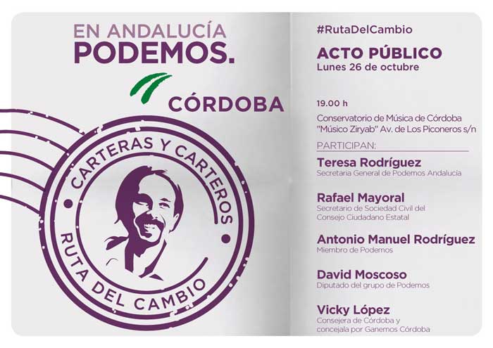 Acto pblico de Podemos en Crdoba