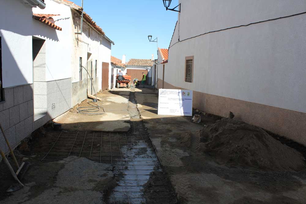 Comienzan las obras en las calle Benavente y Parra