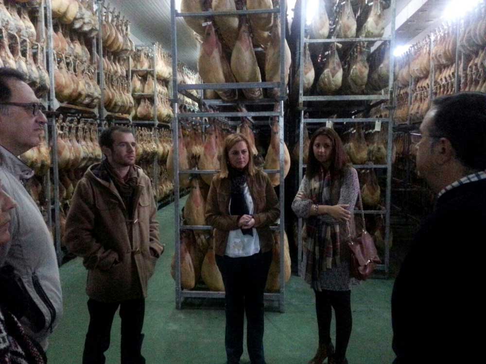 Visita a algunas empresas de Fuente Obejuna