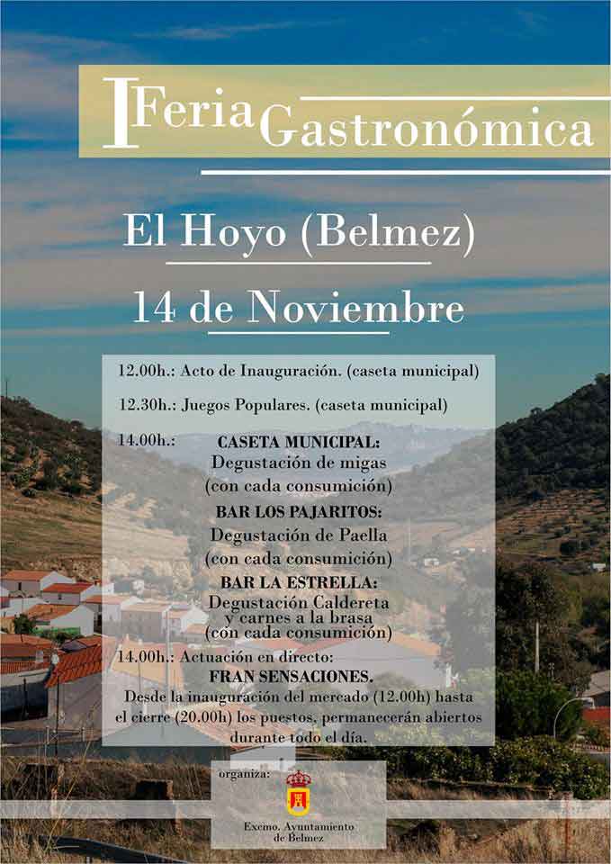 I Feria Gastronmica en El Hoyo de Belmez