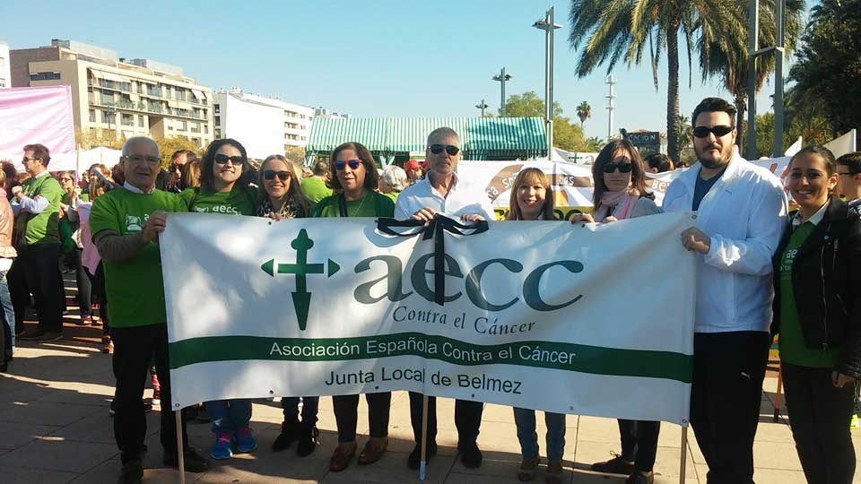 Belmez participa en la marcha contra el cncer de Crdoba