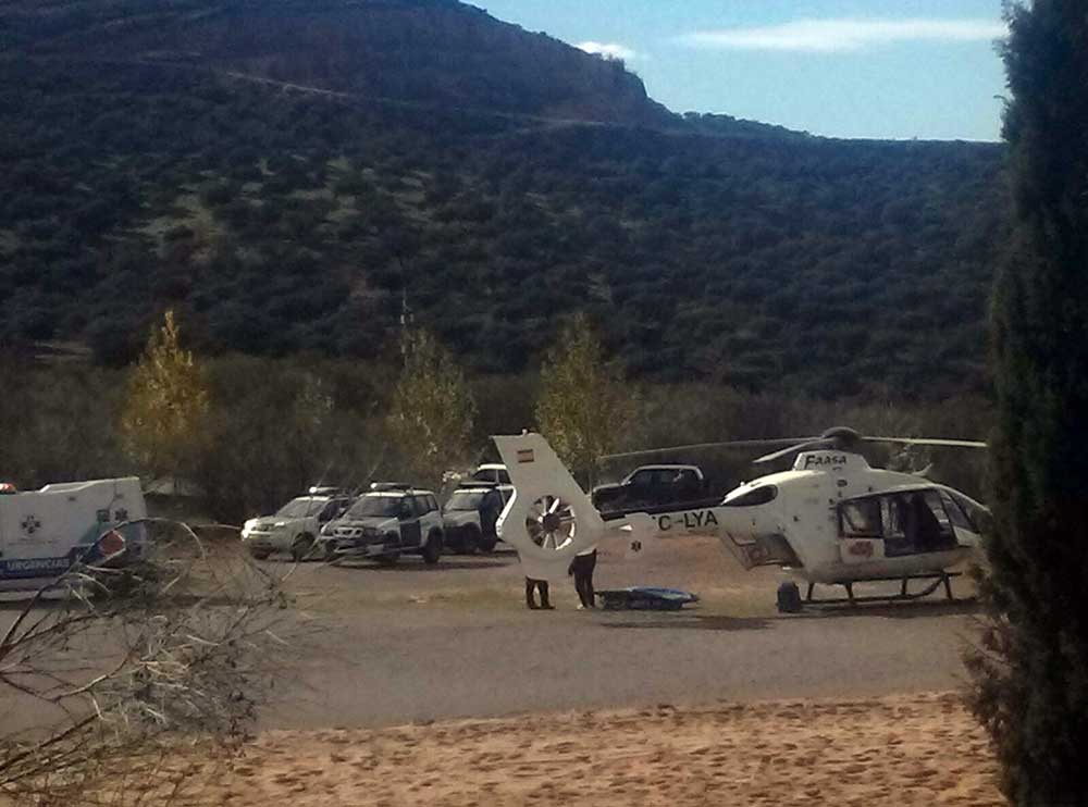 Un joven resulta herido en una cacera