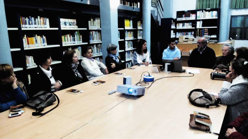 Visita al Club de Lectura de la Biblioteca Municipal