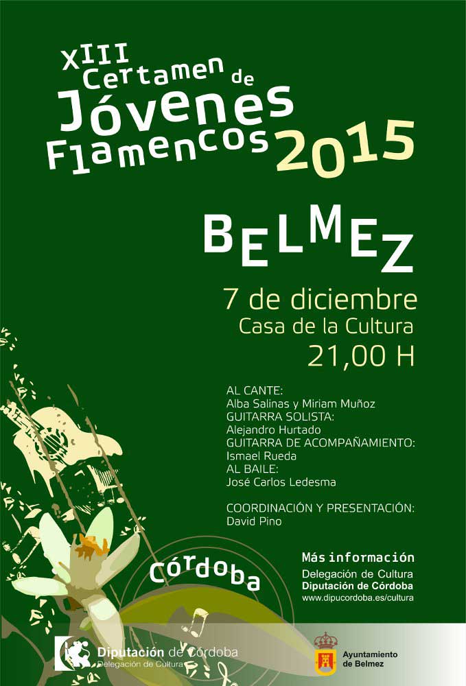 III Certamen Jvenes Flamencos 2015 Belmez