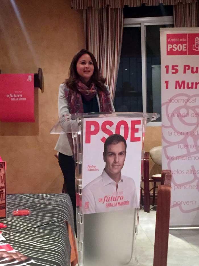 Acto de campaa del PSOE en Fuente Obejuna