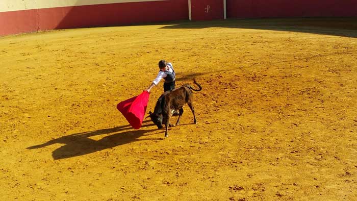 Juan Enrique Denamiel Naranjo en la finca de Espartaco