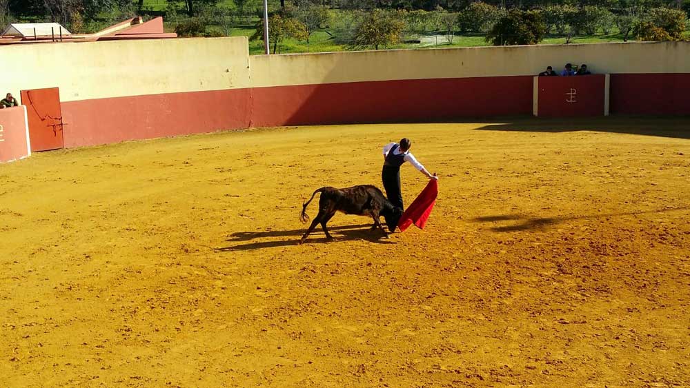 Juan Enrique Denamiel Naranjo en la finca de Espartaco